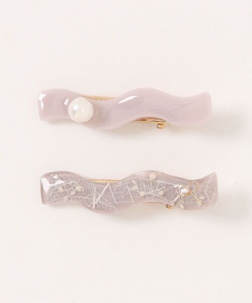 tone(トーン)の「【YM】うねうねクリップ(MA)(バレッタ/ヘアクリップ・レディース・ホワイト/ピンク/ボルドー/ベージュ/イエロー/オレンジ/ゴールド/グレー/ダークグリーン/グレイッシュベージュ・FREE)」の7枚目の写真