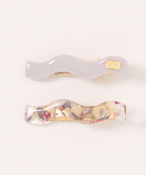 tone(トーン)の「【YM】うねうねクリップ(MA)(バレッタ/ヘアクリップ・レディース・ホワイト/ピンク/ボルドー/ベージュ/イエロー/オレンジ/ゴールド/グレー/ダークグリーン/グレイッシュベージュ・FREE)」の4枚目の写真