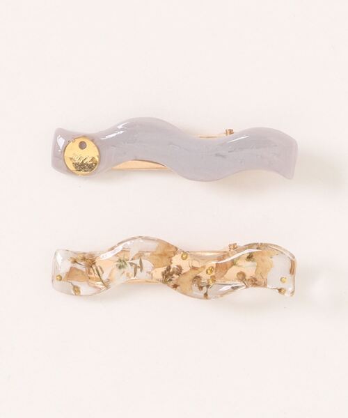 tone(トーン)の「【YM】うねうねクリップ(MA)(バレッタ/ヘアクリップ・レディース・ホワイト/ピンク/ボルドー/ベージュ/イエロー/オレンジ/ゴールド/グレー/ダークグリーン/グレイッシュベージュ・FREE)」の10枚目の写真