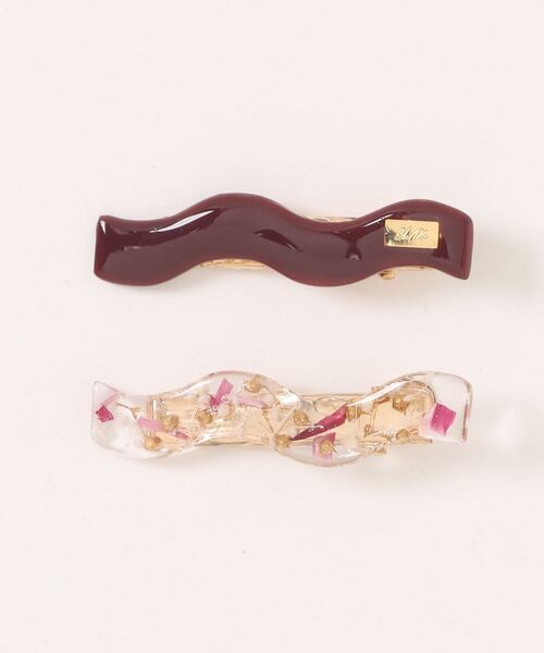 tone(トーン)の「【YM】うねうねクリップ(MA)(バレッタ/ヘアクリップ・レディース・ホワイト/ピンク/ボルドー/ベージュ/イエロー/オレンジ/ゴールド/グレー/ダークグリーン/グレイッシュベージュ・FREE)」の8枚目の写真