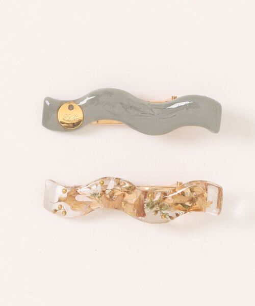 tone(トーン)の「【YM】うねうねクリップ(MA)(バレッタ/ヘアクリップ・レディース・ホワイト/ピンク/ボルドー/ベージュ/イエロー/オレンジ/ゴールド/グレー/ダークグリーン/グレイッシュベージュ・FREE)」の5枚目の写真