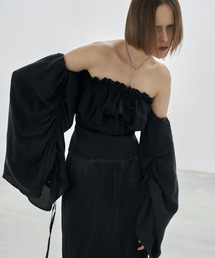 CUPLA OFF SHOULDER/キュプラオフショルダー