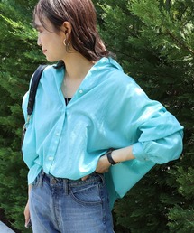 AMERICAN HOLIC | 接触冷感+速乾 強撚シアーボイルBIGシャツ(シャツ/ブラウス)