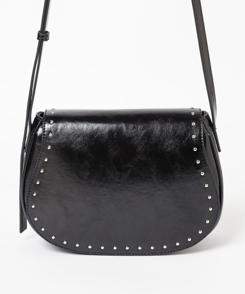 LOWRYS FARM（ローリーズファーム）の「スタッズフラップショルダー 132705（ショルダーバッグ・レディース・ブラック/ブラウン・FREE）」の10枚目の写真