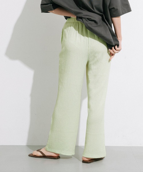 coca(coca)(コカ)の「\26ss新色追加/シボシャーリングイージーパンツ(その他パンツ・レディース・レッド/ブラウン/ブラック/アイボリー/A/オレンジ/チャコール/ドット/カーキ/B/ライトグリーン/ベージュ/C/ラベンダー・LONG/MEDIUM/SHORT)」の20枚目の写真