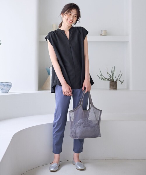 24SS 新品未使用 ADORE ショートスリーブオーバーシャツブラウス