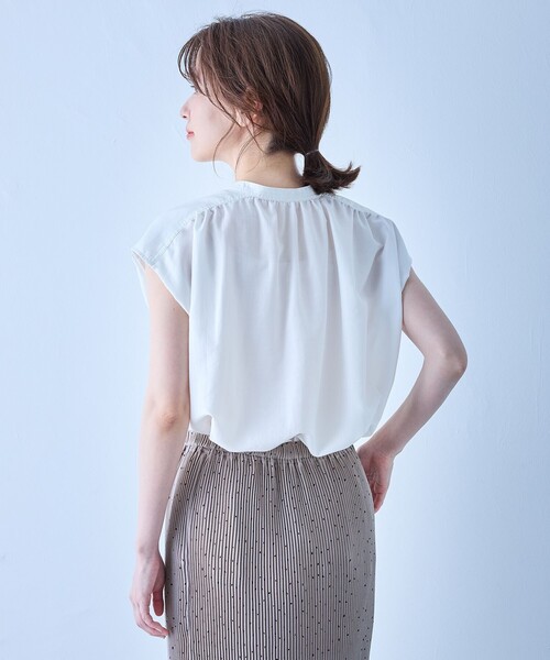 □ 44622★夏 ブラミンク クルーネック ショートスリーブ ブラウス　シャツ □ 44622 夏 ブラミンク クルーネック ショートスリーブ ブラウス