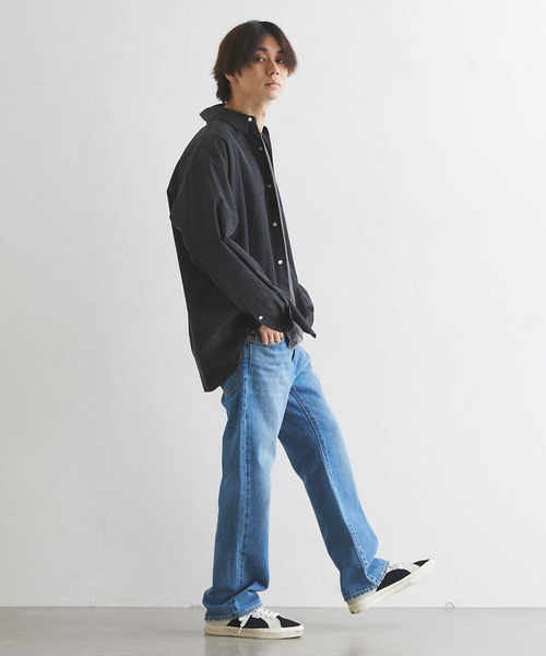 417 EDIFICE（フォーワンセブンエディフィス）の「【LE JAPON】デニムシャツ（シャツ/ブラウス・メンズ・ブルー系その他/ブラック・LARGE/MEDIUM/SMALL）」の5枚目の写真