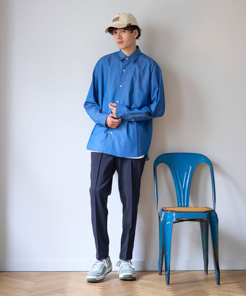 417 EDIFICE（フォーワンセブンエディフィス）の「【LE JAPON】デニムシャツ（シャツ/ブラウス・メンズ・ブルー系その他/ブラック・LARGE/MEDIUM/SMALL）」の19枚目の写真