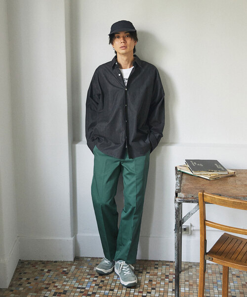 417 EDIFICE（フォーワンセブンエディフィス）の「【LE JAPON】デニムシャツ（シャツ/ブラウス・メンズ・ブルー系その他/ブラック・LARGE/MEDIUM/SMALL）」の20枚目の写真