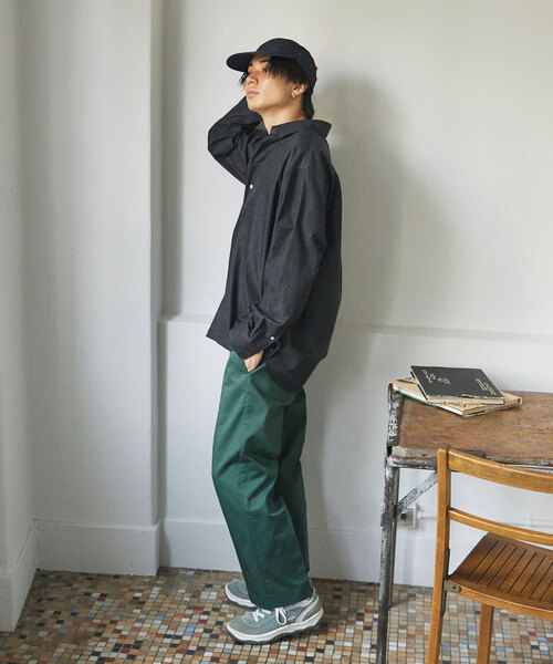 417 EDIFICE（フォーワンセブンエディフィス）の「【LE JAPON】デニムシャツ（シャツ/ブラウス・メンズ・ブルー系その他/ブラック・LARGE/MEDIUM/SMALL）」の21枚目の写真