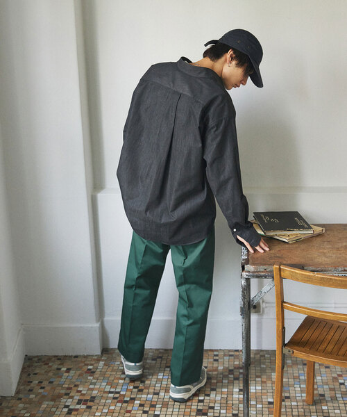 417 EDIFICE（フォーワンセブンエディフィス）の「【LE JAPON】デニムシャツ（シャツ/ブラウス・メンズ・ブルー系その他/ブラック・LARGE/MEDIUM/SMALL）」の22枚目の写真