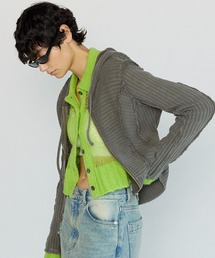 MAISON SPECIAL | Ribbed Short Hoodie/リブショートフードパーカー【MAISON SPECIAL/メゾンスペシャル】■セットアップ対応■(パーカー)