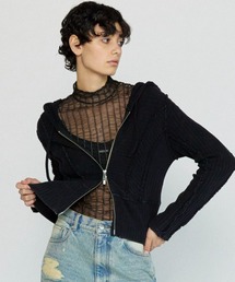 MAISON SPECIAL | Ribbed Short Hoodie/リブショートフードパーカー【MAISON SPECIAL/メゾンスペシャル】■セットアップ対応■(パーカー)