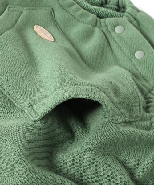 Ampersand（アンパサンド）の「アニマルロンパス（ロンパース・キッズ・グリーン/アイボリー・60/70/80）」の15枚目の写真