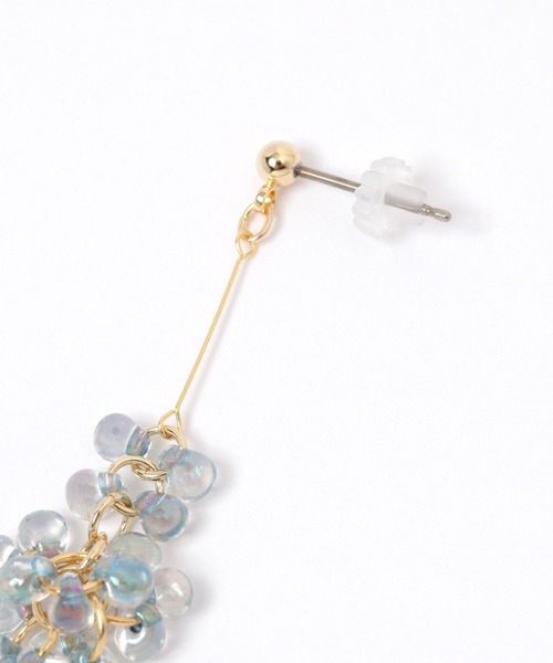 GLOBAL WORK（グローバルワーク）の「MADE IN JAPAN/ジャラガラスピアス/130945（ピアス（両耳用）・レディース・クリア/グリーン/ベージュ・ONE SIZE）」の5枚目の写真