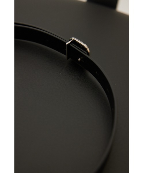 RIM.ARK（リムアーク）の「Simply leather belt シンプルレザーベルト（ベルト・レディース・シルバー/ゴールド・FREE）」の7枚目の写真