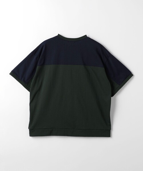 green label relaxing(グリーンレーベルリラクシング)の「TJ パネル切り替え ビッグ Tシャツ / キッズ 140cm-160cm - 吸水速乾 -(Tシャツ/カットソー・キッズ・ブラック/ダークグリーン/ネイビー・140cm/150cm/160cm)」の5枚目の写真
