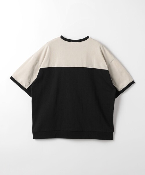 green label relaxing(グリーンレーベルリラクシング)の「TJ パネル切り替え ビッグ Tシャツ / キッズ 140cm-160cm - 吸水速乾 -(Tシャツ/カットソー・キッズ・ブラック/ダークグリーン/ネイビー・140cm/150cm/160cm)」の10枚目の写真