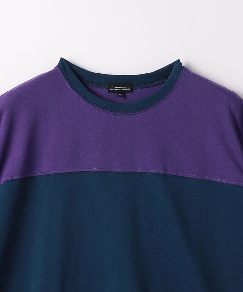 green label relaxing(グリーンレーベルリラクシング)の「TJ パネル切り替え ビッグ Tシャツ / キッズ 140cm-160cm - 吸水速乾 -(Tシャツ/カットソー・キッズ・ブラック/ダークグリーン/ネイビー・140cm/150cm/160cm)」の14枚目の写真