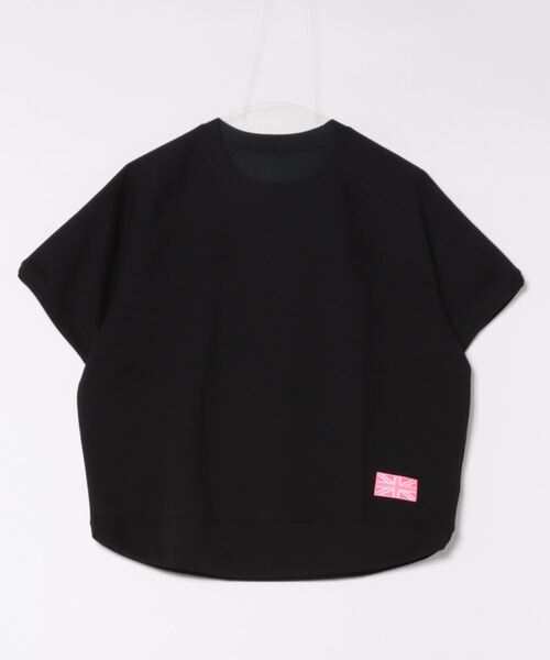 Q(キュー)の「ワッペン付き半袖スウェット(スウェット・レディース・ブラック/グリーン/ベージュ・MEDIUM)」の12枚目の写真