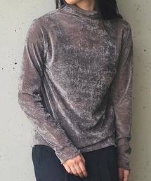 長袖シャツシアーベロア
