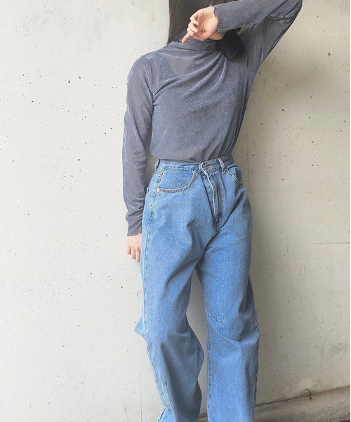 aere シアーベロアシャツ セール】長袖シャツシアーベロア（Tシャツ/カットソー