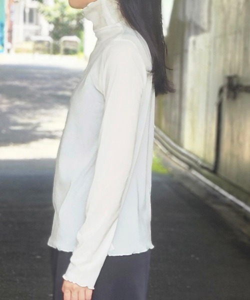 セール】長袖シャツシアーベロア（Tシャツ/カットソー