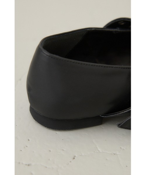 crie conforto（クリーコンフォルト）の「スタッズバレエシューズ（パンプス・レディース・オフホワイト/ブラック・SMALL/MEDIUM/LARGE/LL）」の21枚目の写真