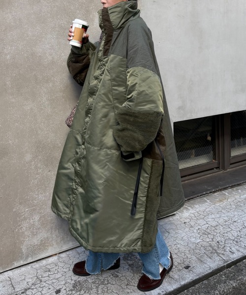 セール】《2サイズ展開》【etsinta/エシンタ】モンスター中綿オーバー