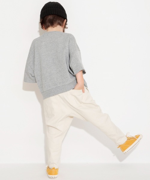 BRANSHES(ブランシェス)の「ガーデナーテーパードツイルパンツ(その他パンツ・キッズ・ダークグリーン/アイボリー/ブラック/オレンジ/ネイビー/ベージュ・120/160/110/80/100/90/150/140/130)」の2枚目の写真