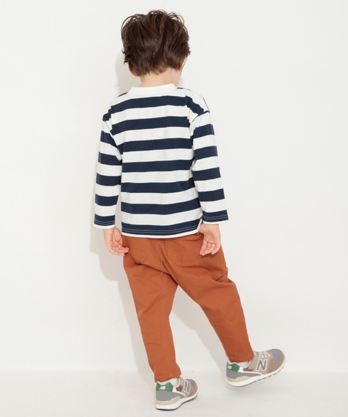 BRANSHES(ブランシェス)の「ガーデナーテーパードツイルパンツ(その他パンツ・キッズ・ダークグリーン/アイボリー/ブラック/オレンジ/ネイビー/ベージュ・120/160/110/80/100/90/150/140/130)」の12枚目の写真