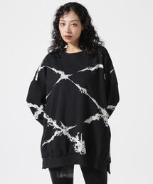 KMRii（ケムリ）の「KMRii/ケムリ/Cross Pullover（Tシャツ/カットソー・メンズ）」