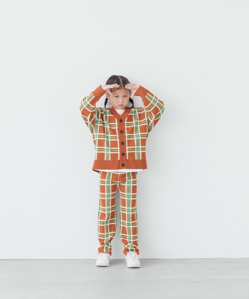 LOWRYS FARM(ローリーズファーム)の「ニットジャガードチェックパンツ 145302(その他パンツ・キッズ・グリーン/パープル・110cm/120cm/130cm/140cm/150cm)」の12枚目の写真