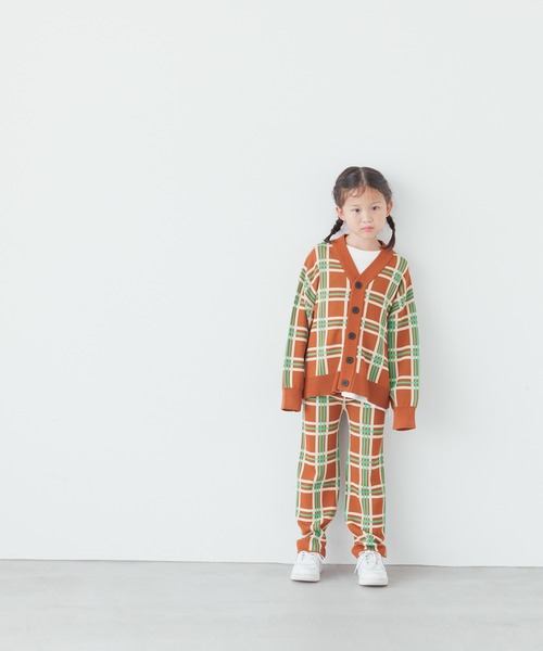 セール】ニットジャガードチェックパンツ 145302（その他パンツ