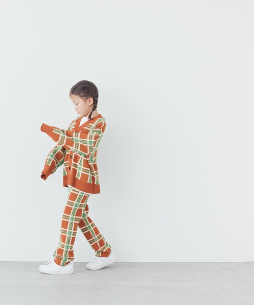 セール】ニットジャガードチェックパンツ 145302（その他パンツ