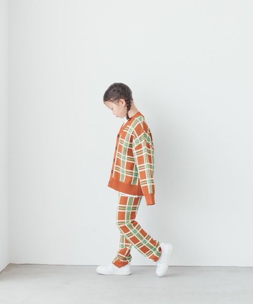 LOWRYS FARM(ローリーズファーム)の「ニットジャガードチェックパンツ 145302(その他パンツ・キッズ・グリーン/パープル・110cm/120cm/130cm/140cm/150cm)」の10枚目の写真