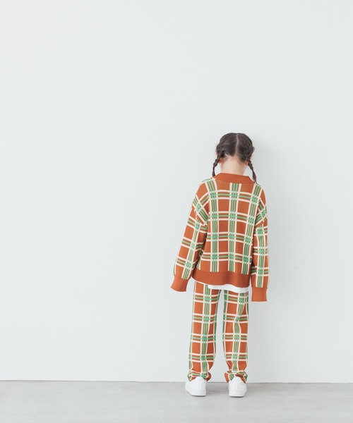 LOWRYS FARM(ローリーズファーム)の「ニットジャガードチェックパンツ 145302(その他パンツ・キッズ・グリーン/パープル・110cm/120cm/130cm/140cm/150cm)」の11枚目の写真