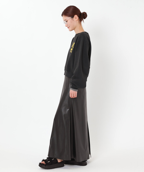 AP STUDIO（エーピーストゥディオ）の「フェイクレザースカート（スカート・レディース・ブラック・34/36/38/40）」の12枚目の写真