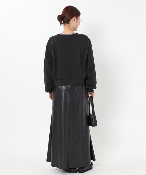 AP STUDIO（エーピーストゥディオ）の「フェイクレザースカート（スカート・レディース・ブラック・34/36/38/40）」の11枚目の写真