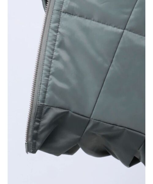 LAGUNAMOON（ラグナムーン）の「ビッグカラーショートMA-1（MA-1・レディース・カーキ/ブラック/アイボリー・FREE）」の6枚目の写真