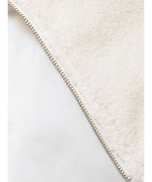 LAGUNAMOON（ラグナムーン）の「ビッグカラーショートMA-1（MA-1・レディース・カーキ/ブラック/アイボリー・FREE）」の10枚目の写真