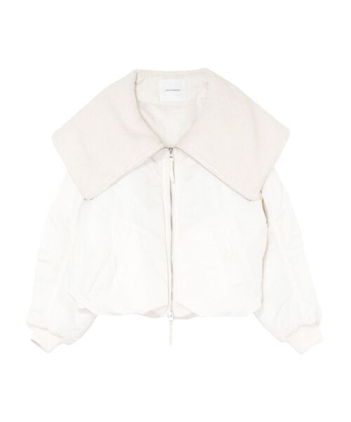 LAGUNAMOON（ラグナムーン）の「ビッグカラーショートMA-1（MA-1・レディース・カーキ/ブラック/アイボリー・FREE）」の19枚目の写真