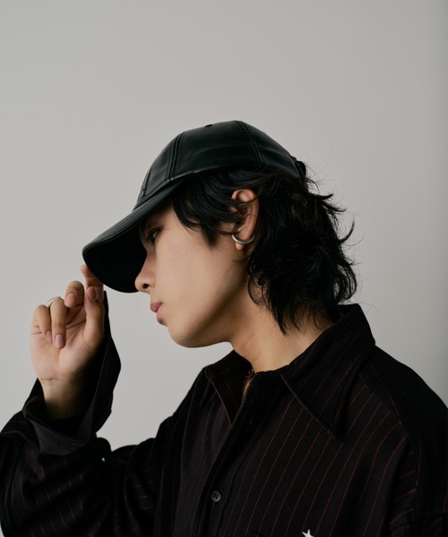 INTER FACTORY(インターファクトリー)の「CEZNA - ロゴキャップ - made in INTER FACTORY(キャップ・メンズ・ブラック・FREE)」の3枚目の写真