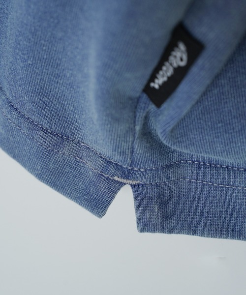 #Re:room(リルーム)の「Re:ワッペンショートレングスビッグTシャツ(Tシャツ/カットソー・メンズ・ブラック/カーキ/ライトブルー・S-M/M-L)」の7枚目の写真