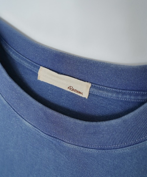 #Re:room(リルーム)の「Re:ワッペンショートレングスビッグTシャツ(Tシャツ/カットソー・メンズ・ブラック/カーキ/ライトブルー・S-M/M-L)」の9枚目の写真