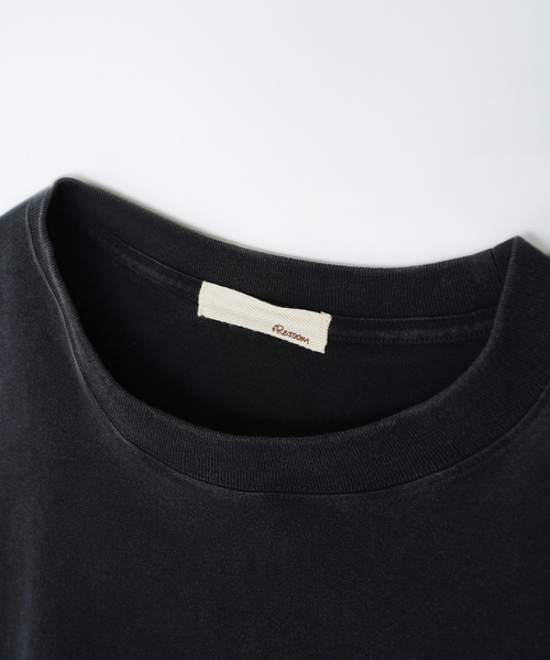 #Re:room(リルーム)の「Re:ワッペンショートレングスビッグTシャツ(Tシャツ/カットソー・メンズ・ブラック/カーキ/ライトブルー・S-M/M-L)」の16枚目の写真