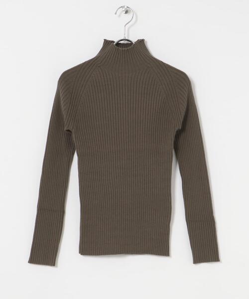 ITEMS URBANRESEARCH（アイテムズ アーバンリサーチ）の「モチモチハイネックリブニット（ニット/セーター・レディース・ブルー/チャコールグレー/ブラック/アイボリー/レッド/ピンク・FREE）」の20枚目の写真