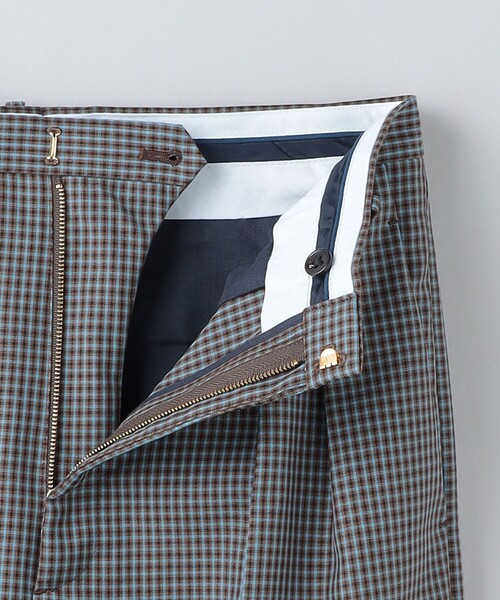 6 ROKU チェックパンツ　新品タグ付き 6 (ROKU) - 6(ROKU) CHECK PANTS チェックパンツ 新品 タグ付き