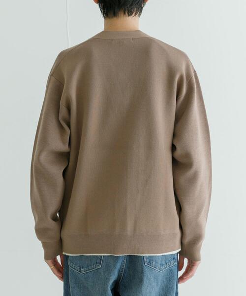 URBAN RESEARCH（アーバンリサーチ）の「『洗濯可』ウォッシャブルミラノリブカーディガン（カーディガン/ボレロ・メンズ・グリーン/ベージュ/ネイビー・MEDIUM/LARGE/X-LARGE）」の7枚目の写真